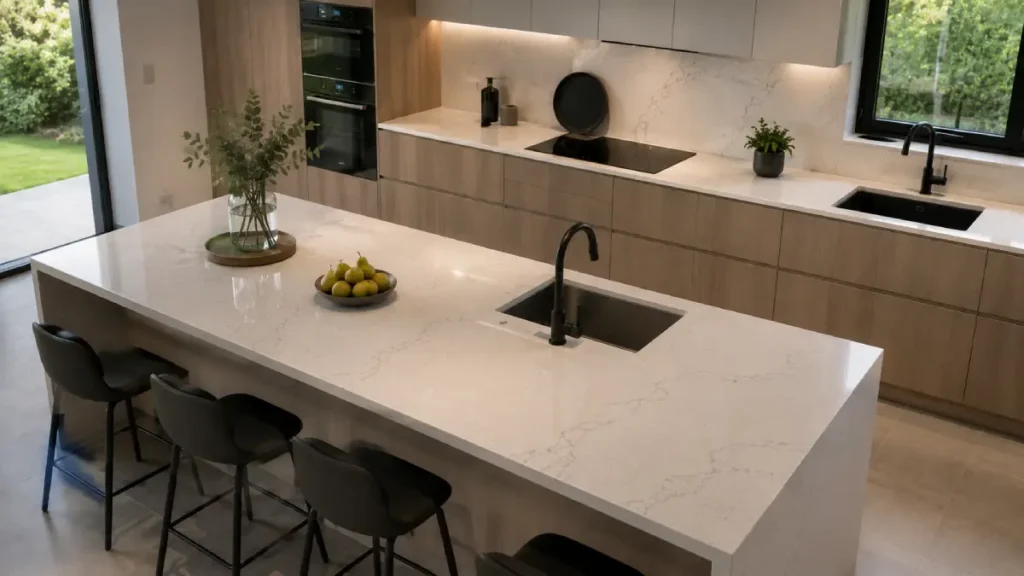 cuarzo para cocina