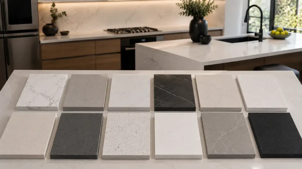 tipos de cuarzo para cocinas